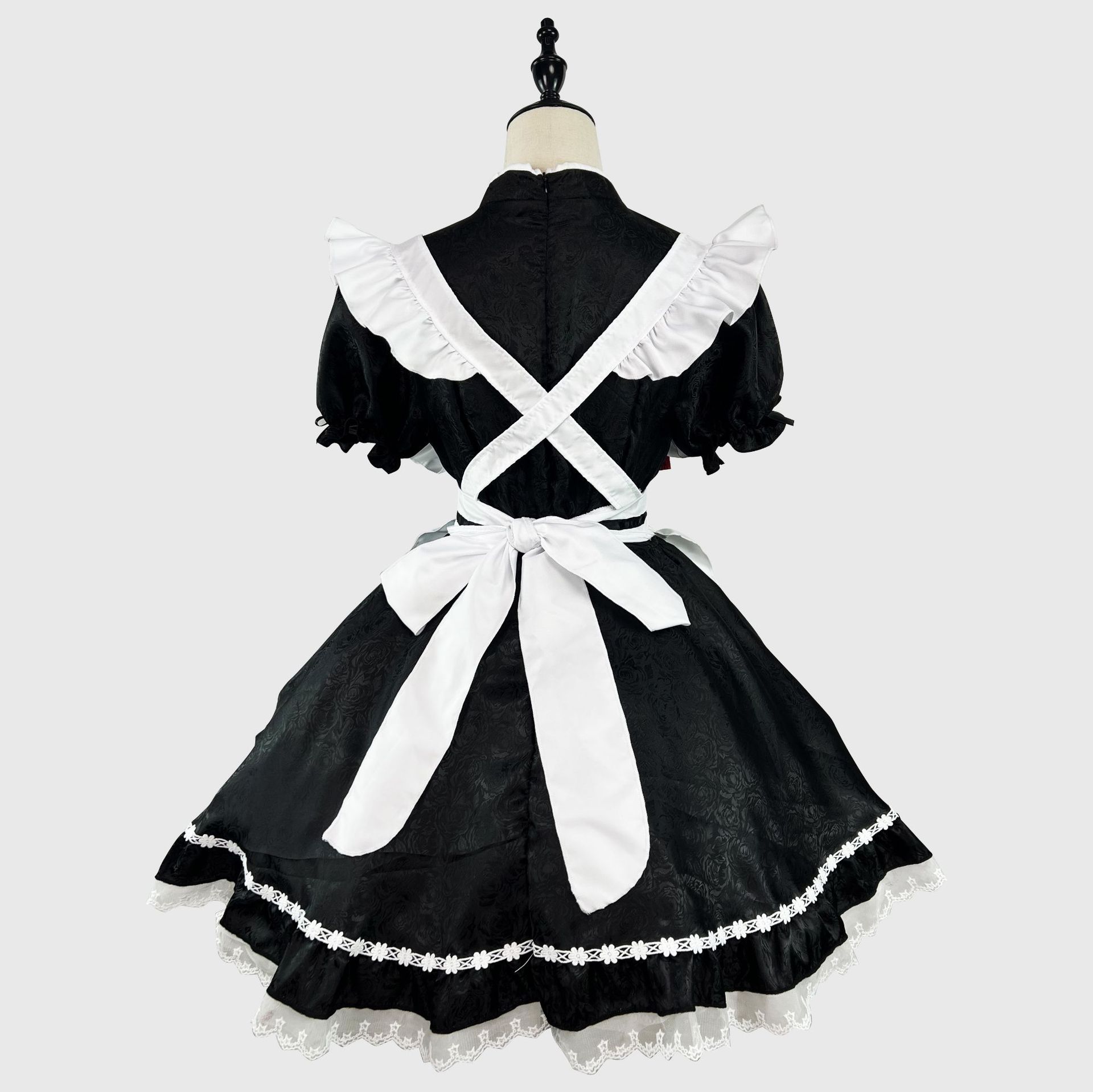 Original New Style ~ Chinese Style Jacquard Lolita Dress Maid Clothing plus size Maid Clothing COS Performance Clothing