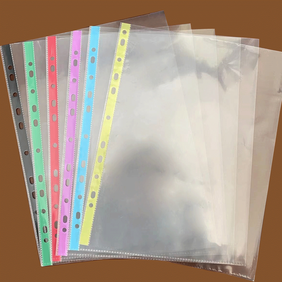 Прямые поставки с завода, 11 отверстий, 3C, цветная полосатая папка, чехол для файлов, защитный чехол для раздаточных данных