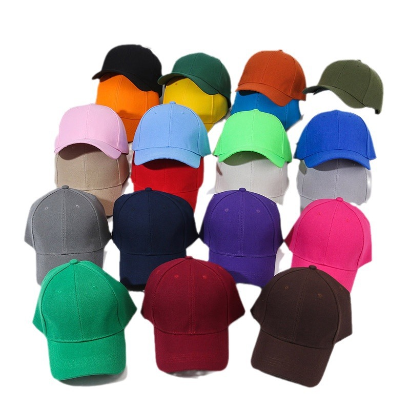 Baseball Cap Processing and Customization, Catering Cap, Solid Color Plain Hard Top, with Picture and Text Embroidery, Printed Advertising Cap