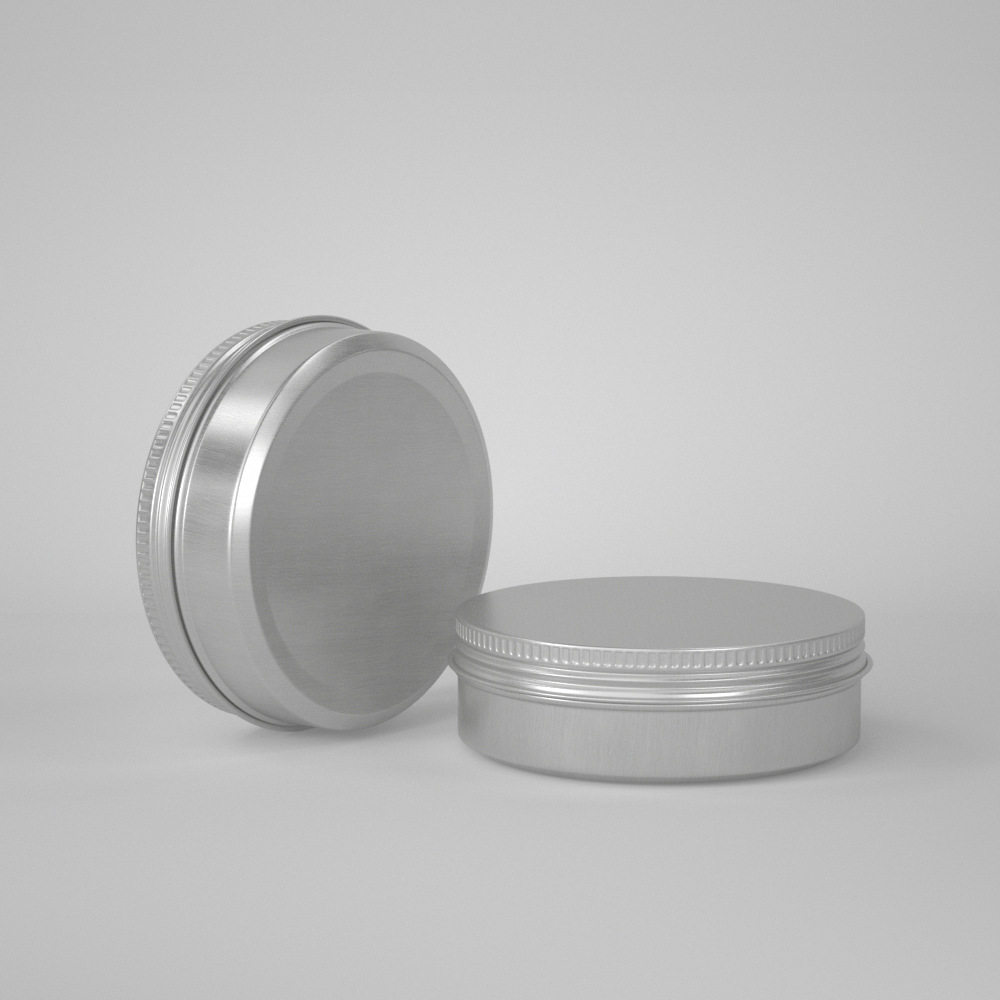 5Ml-500Ml Metal Box in Stock Multi-Specification Threaded Tea Cosmetics Solid Balm Candy Aluminum Box Aluminum Can