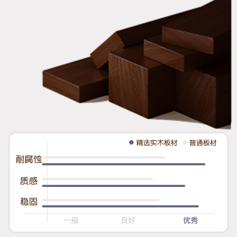 Wall-Mounted Solid Wood Chinese-Style Tea Cup Rack, Multi-Treasure Shelf Grid Rack Storage Rack Background Display