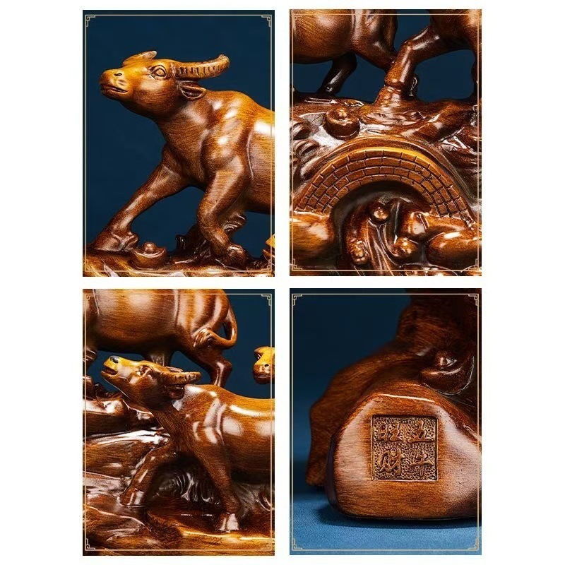 Hot-Selling Ornaments, Five Cows, Cow-Themed Decorations, Zodiac Signs, Home Living Room, Wine Cabinet, Office Opening, Housewarming Gift