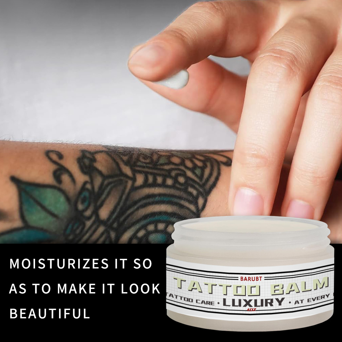 Cross-Border Spot Barubt Tattoo Care Cream Moisturizes and Nourishes the Skin, Displays Color, Mild Tattoo Tattoo Cream Soothes