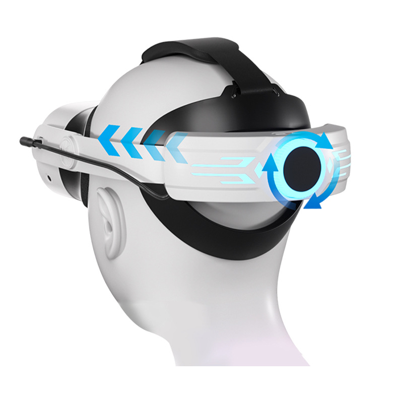 Cross-border in stock Quest3/3S charging headset VR accessories replacement adjustment S electric competition headset decompression