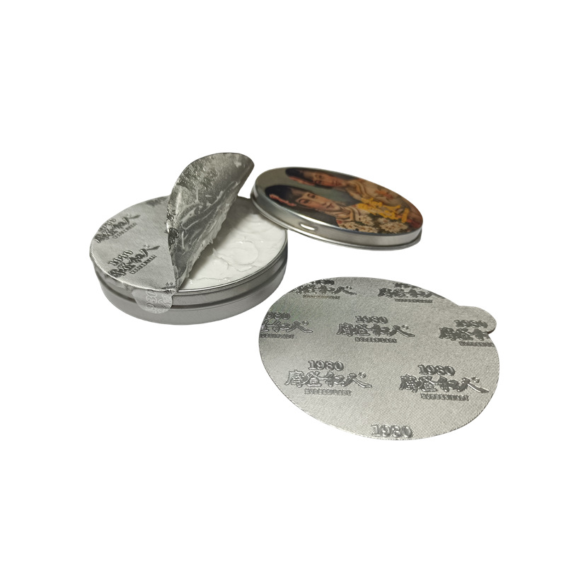 Snowflake Cream Jar Aluminum Foil Sealing Sticker Self-Adhesive Sealing Sheet Aluminum Lid Aluminum Sheet Beauty Sealing Sticker