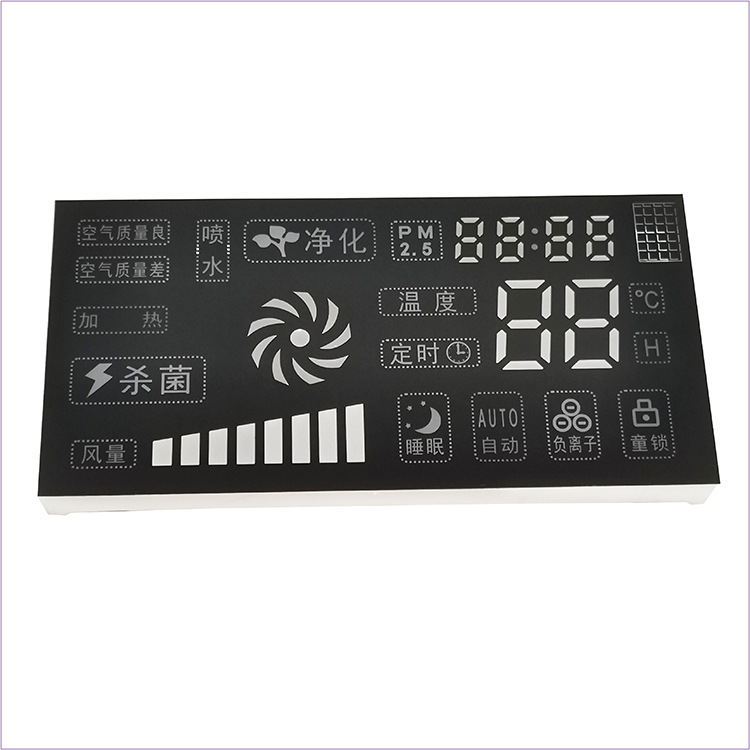 Led digital screen manufacturer purifier water heater display screen complete specifications can be customized on demand