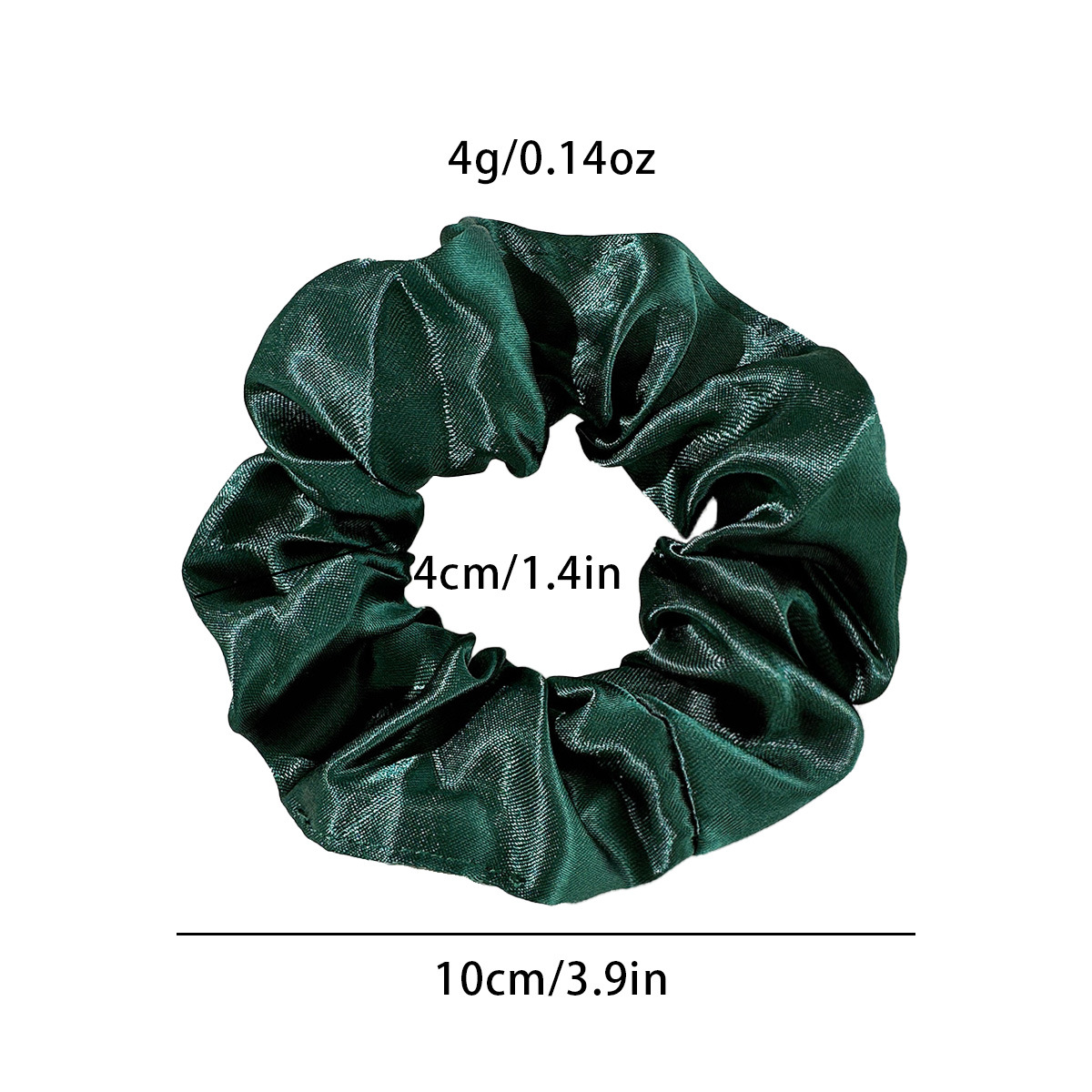 Cross-border Amazon Sading Fabric Large Intestine Hair Ring Hair Rope Europe and America Solid Color Simple Hair Rope Hair Accessories Wholesale