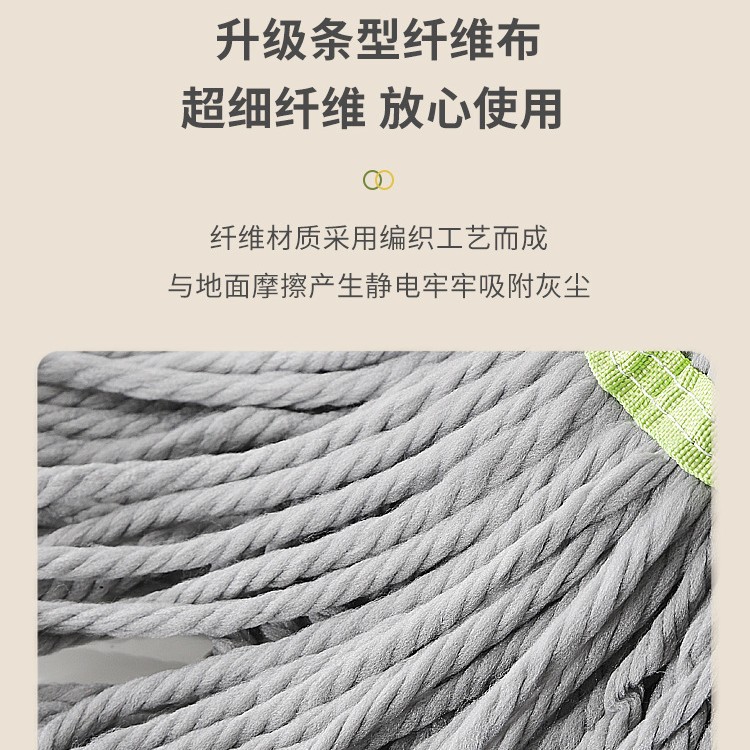 New Picasso Twist Water Mop Lazy Mop Dry and Wet Dual-Use Bathroom Living Room Twist Water Mop