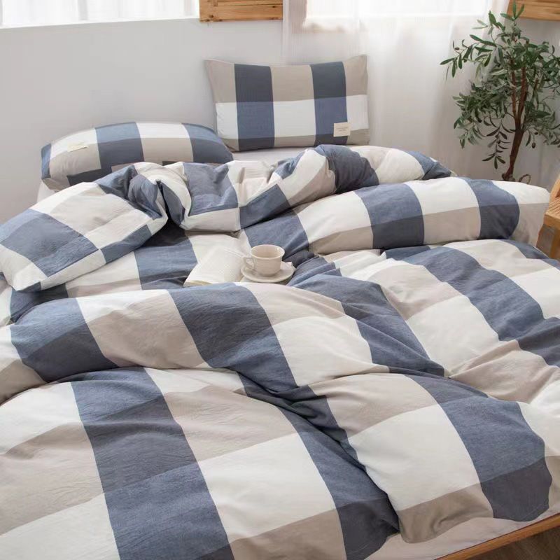 Cute special sale skin-friendly sanding quilt cover single 1.5*2 m * 2 m 2.3 m quilt cover single double student three-piece set
