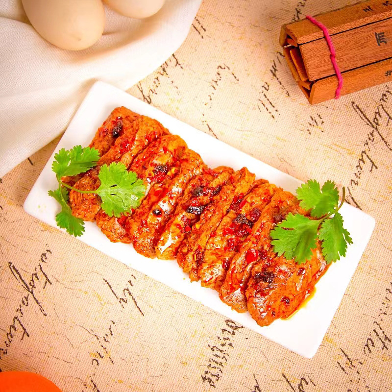 Good Daughter-in-law dried tofu 80g Chongqing specialty spiced pickled pepper spicy mountain pepper spicy vegetarian meat food snack snack