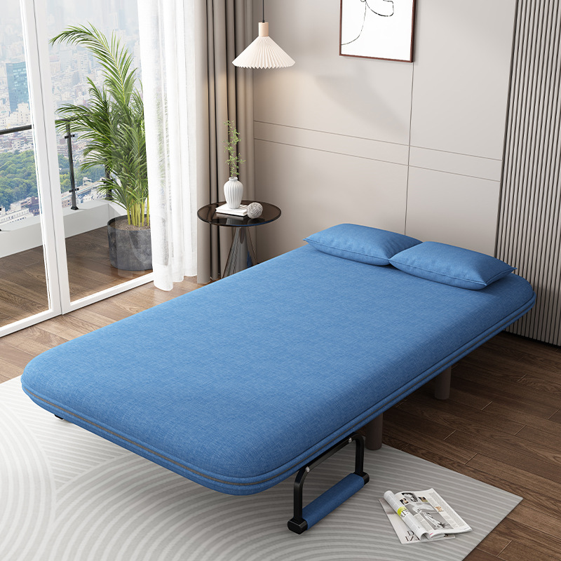 Foldable Sofa Bed Dual-use Balcony Living Room Small Apartment Multi-functional Internet Popular Double Push-pull Telescopic Variable Bed