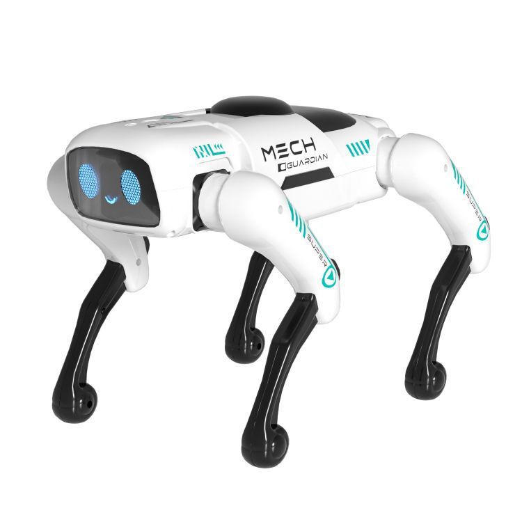 2025 New Children's Intelligent Robot Dog Remote Control Induction Mechanical Dog Voice Control Ai Programming Electric Toy