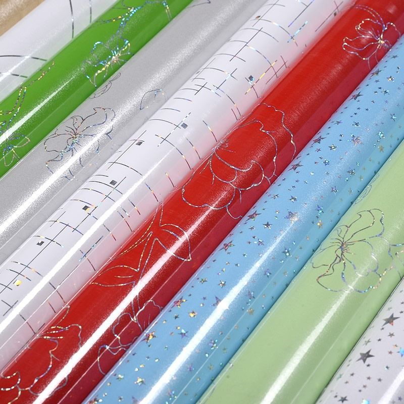 Thickened Paint Wallpaper Cabinet Furniture Renovation Stickers Cabinet Wardrobe Stickers Solid Color Wall Stickers Waterproof Wallpaper Jie Qi