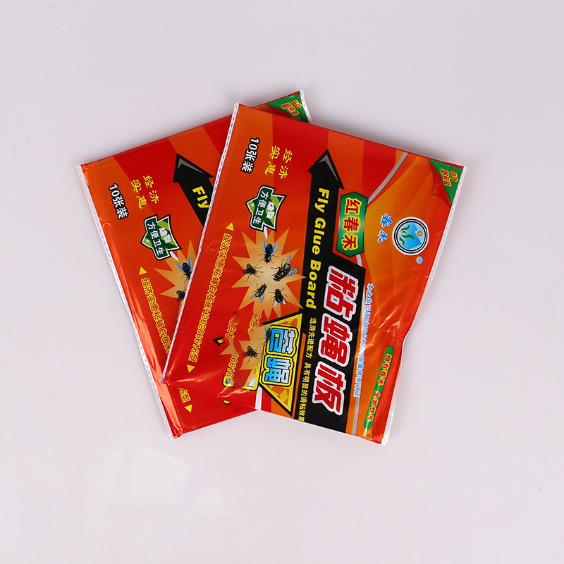 Fly Stickers, Sticky Fly Paper, Mosquito Paper, Sticky Fly Glue, Household Strong Sticky Fly Board, Attracting Fly, Wholesale One Piece Instead Of