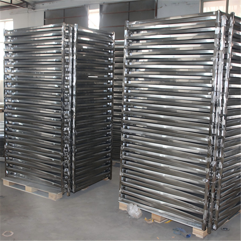 Stainless Steel Drying Tray Galvanized Food and Medicinal Drying Tray Can Be Stacked with Drying Cart Punching Tray Manufacturer