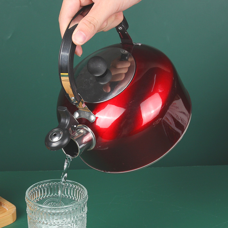 Stainless Steel Kettle Cross-Border Flats Bottom Household Gift Hemispheric Sound Flats Bottom Induction Cooker Kettle Kettle Kettle