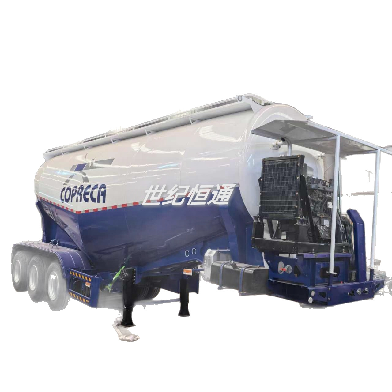 45 Cubic Meter Light Bulk Cement Tank Semi-Trailer, Granular Urea Tank Truck, Calcium Hydroxide Transport Tank Truck