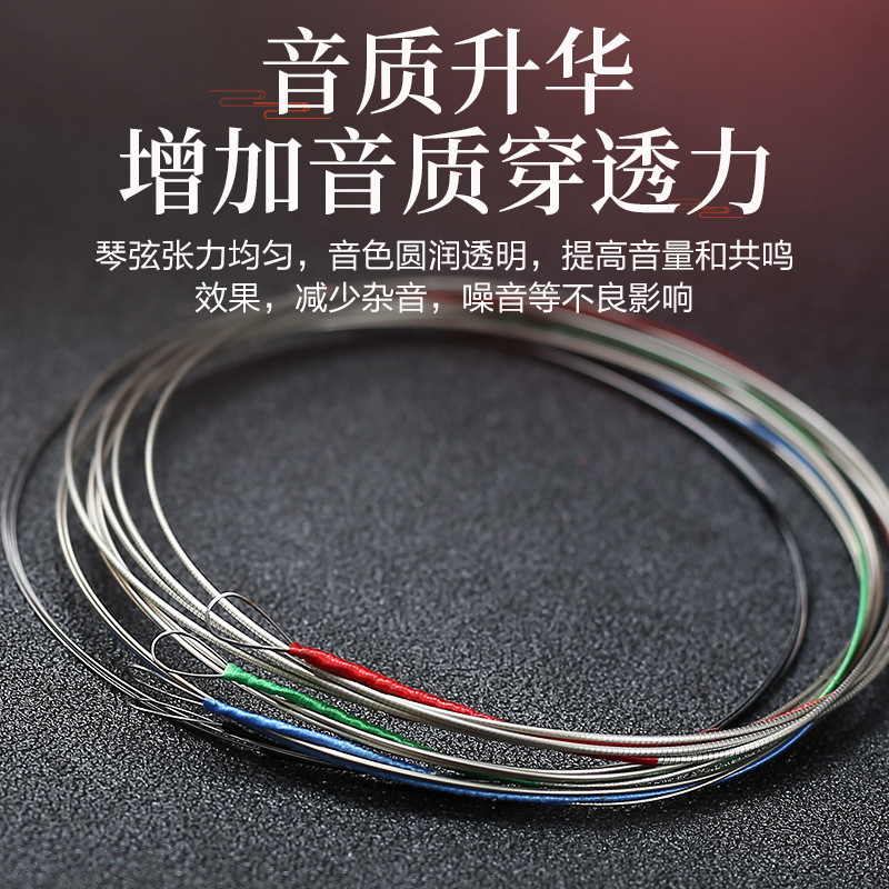 Xinghai Gospel Performance Pipa Strings Steel Wire 1 2 34 Sets of Strings Professional Pipa Strings Ethnic Musical Instrument Accessories