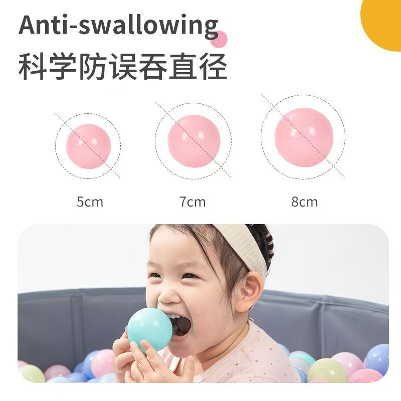 Mixed Colorful Thickeneded Ocean Balls for Babies to Chew on Wave Balls 5.5cm 7cm 8cm Kidsren's Play Wholesale