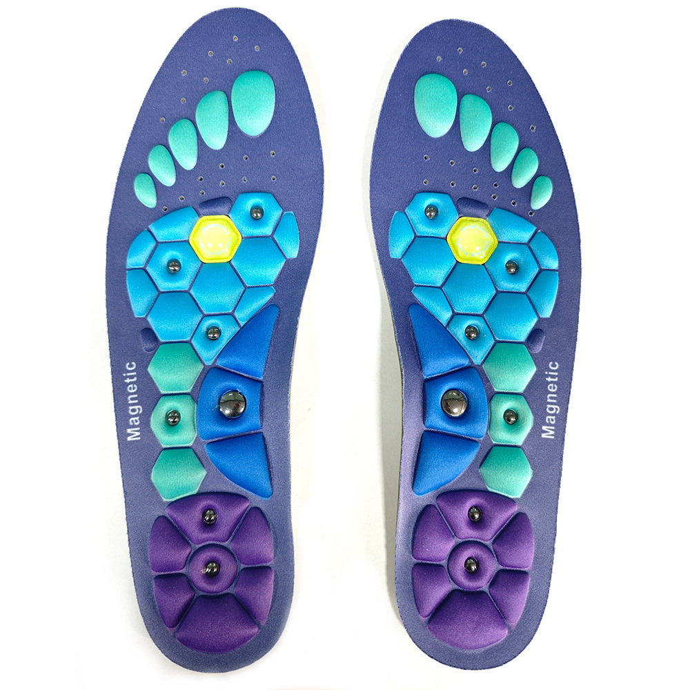 Amazon Transparent Magnet Insole Massage Breathable Health Care Magnetic Iron Men's and Women's Sports and Leisure Factory Home