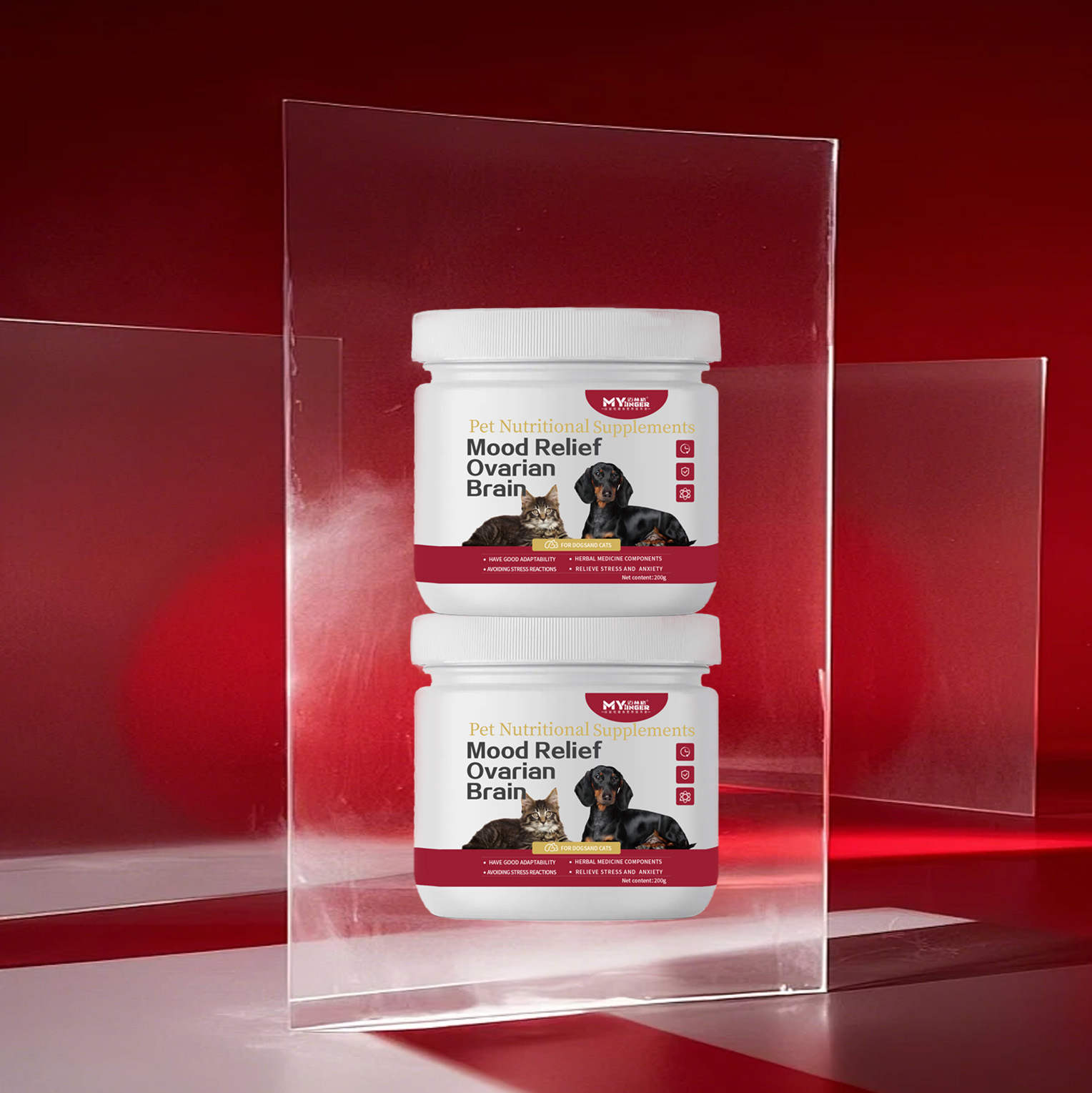 English Version of Pet Nutritional Supplements, Mood Soothing Lecithin, General Source Factory for Dogs and Cats, Cats