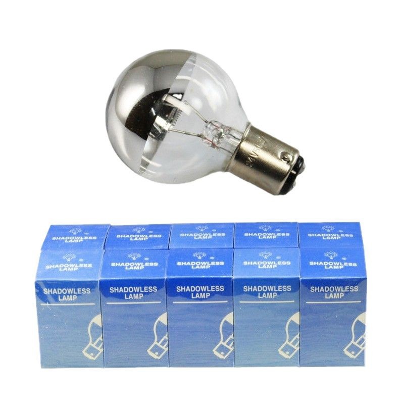 Foreign Trade Specializes in Medical Special Surgical Shadowless Lamp 24V25W Single Hole Cold Surface Lamp Bayonet Instrument Shadowless Bulb