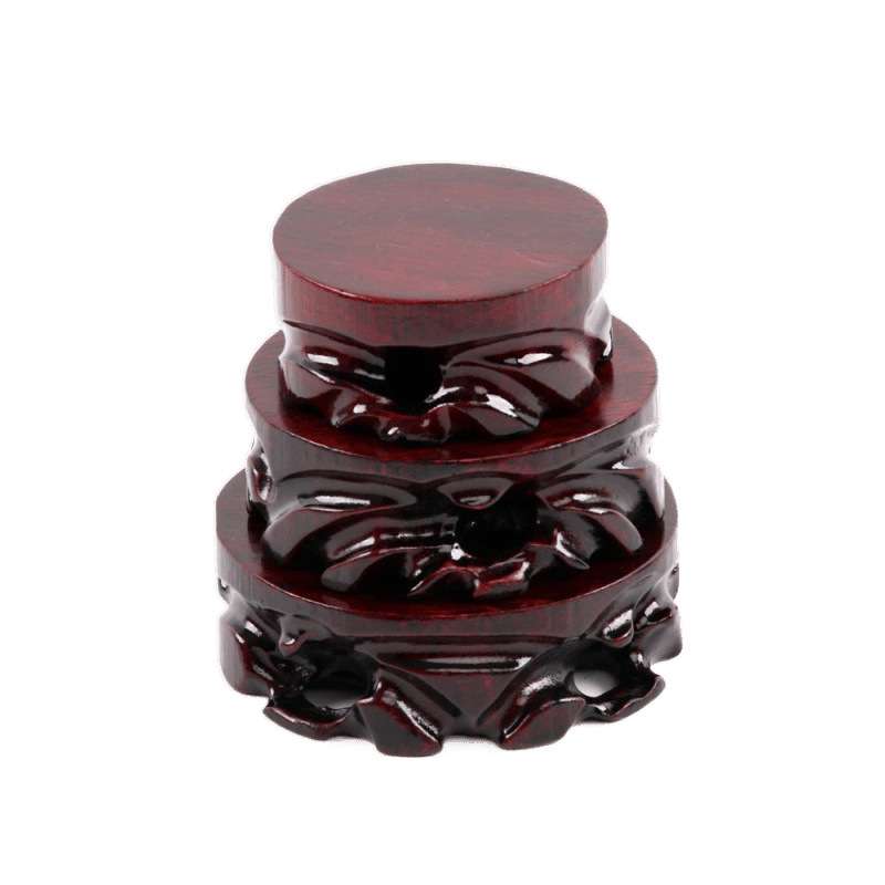 Solid Wood Root Carving with Taishan Stone Base, Unique Stone Craft Ornament, Flower Pot, Buddha Statue, Elevated Stand, Can Be Dug Out