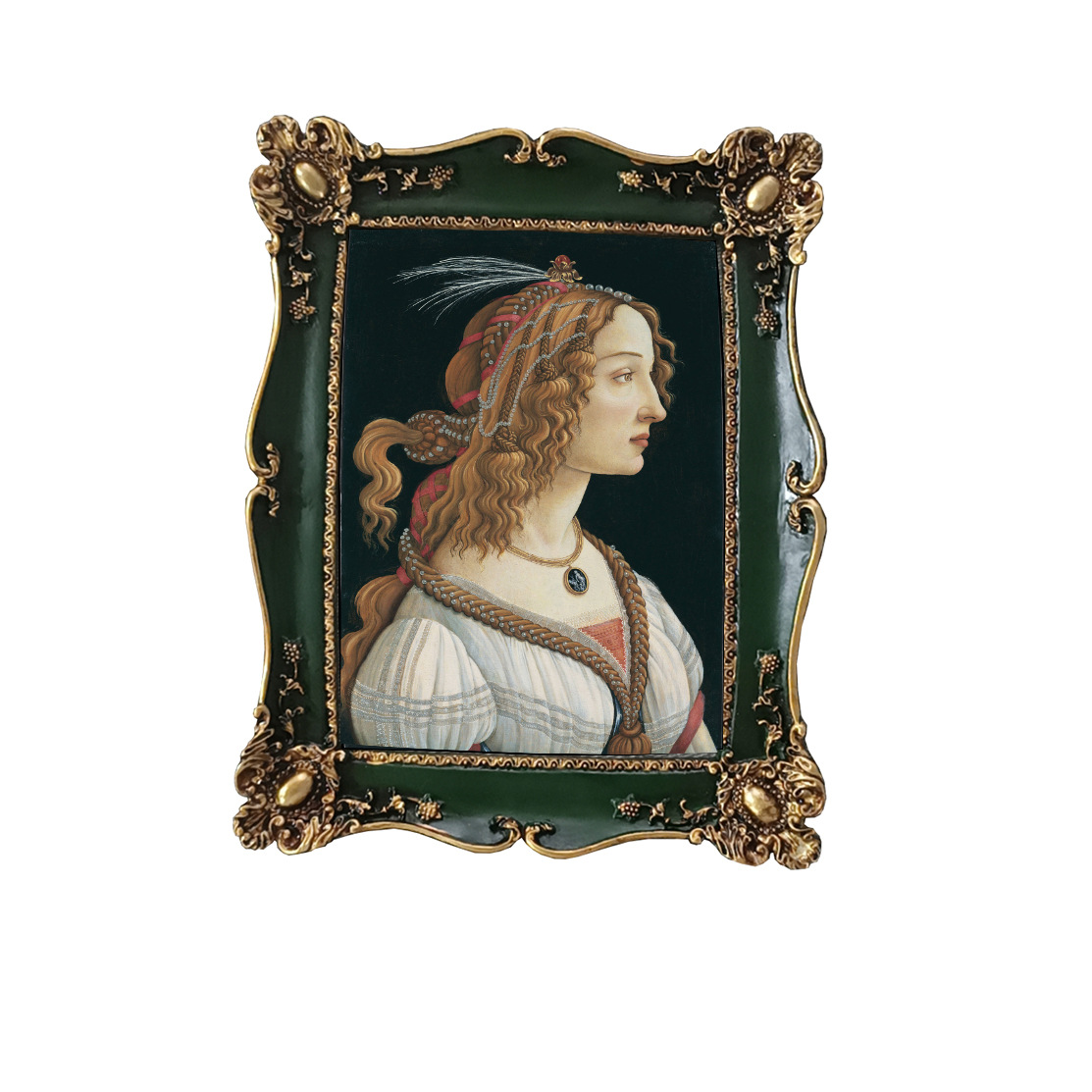 European Style Retro Creative Resin Decorative Picture Frame Phnom Penh Photo Frame Wall Hangable Classical Oil Painting Photo Frame Retro Photo Wall