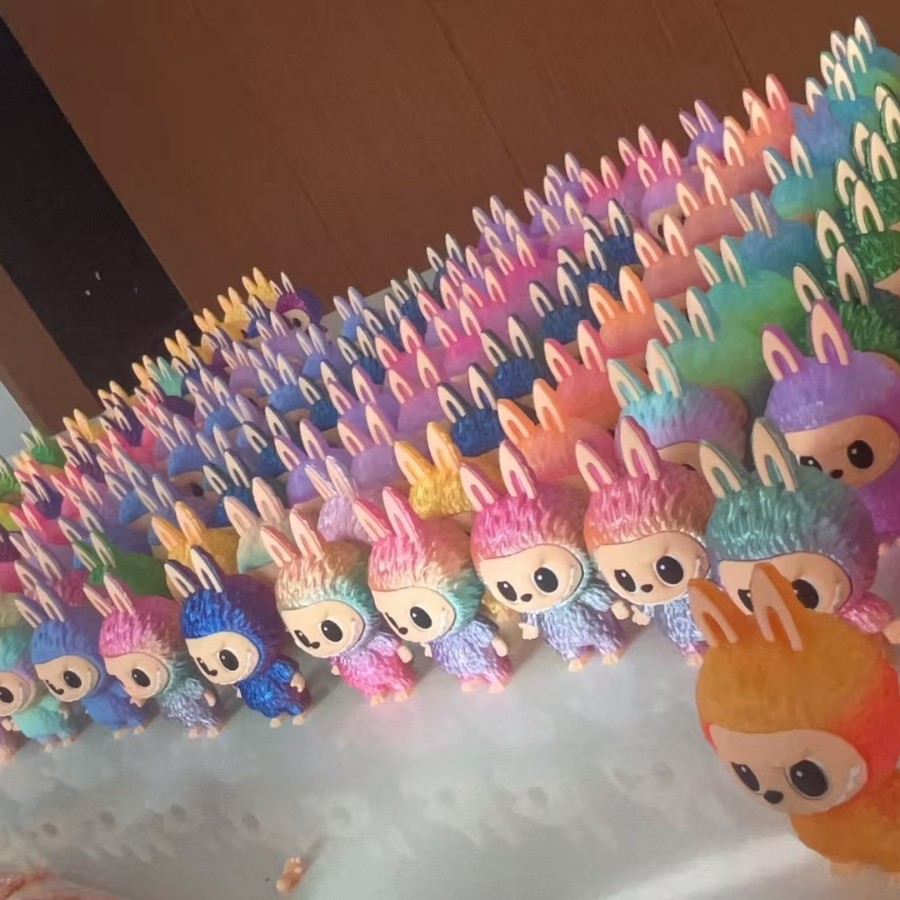 [Kudge] 3D Printed Popular Labubu Labubu Hand Model, Exquisite Crafts Ornaments, Multi-Color