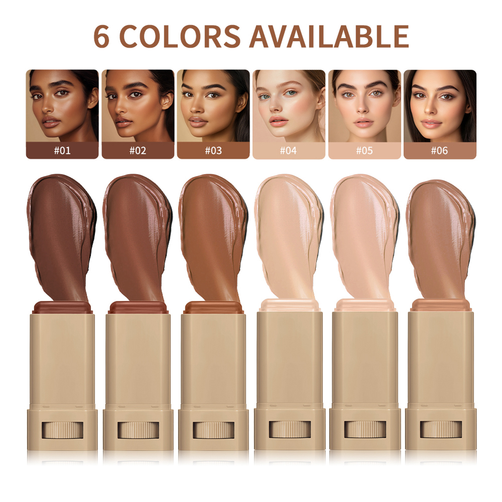 Lakerain Multi-Color Moisturizing Essence, Natural Fit, Brightening Skin Tone, High-Gloss Blush and Contouring Essence