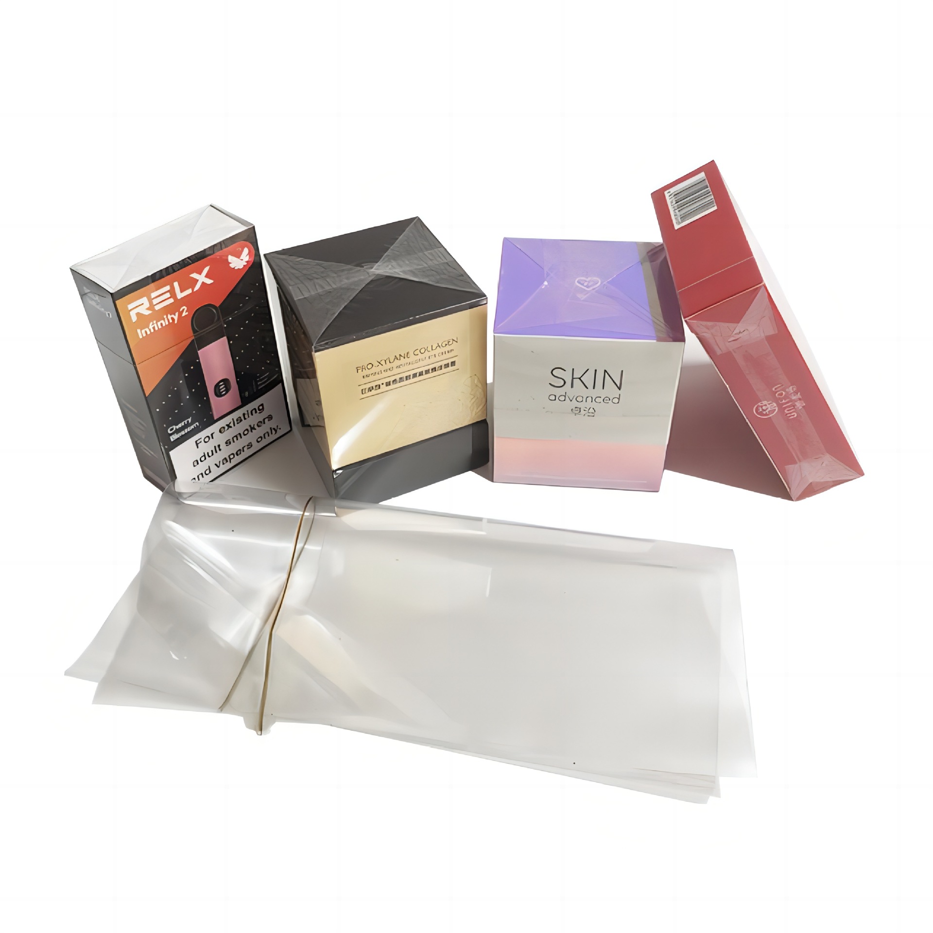 Bopp Cigarette Film with Pull String, Plastic Sealing Film, Shrink Film, Transparent Hot Stamping Film, Sheet Film, Bopp Pull String Cigarette Packaging Film