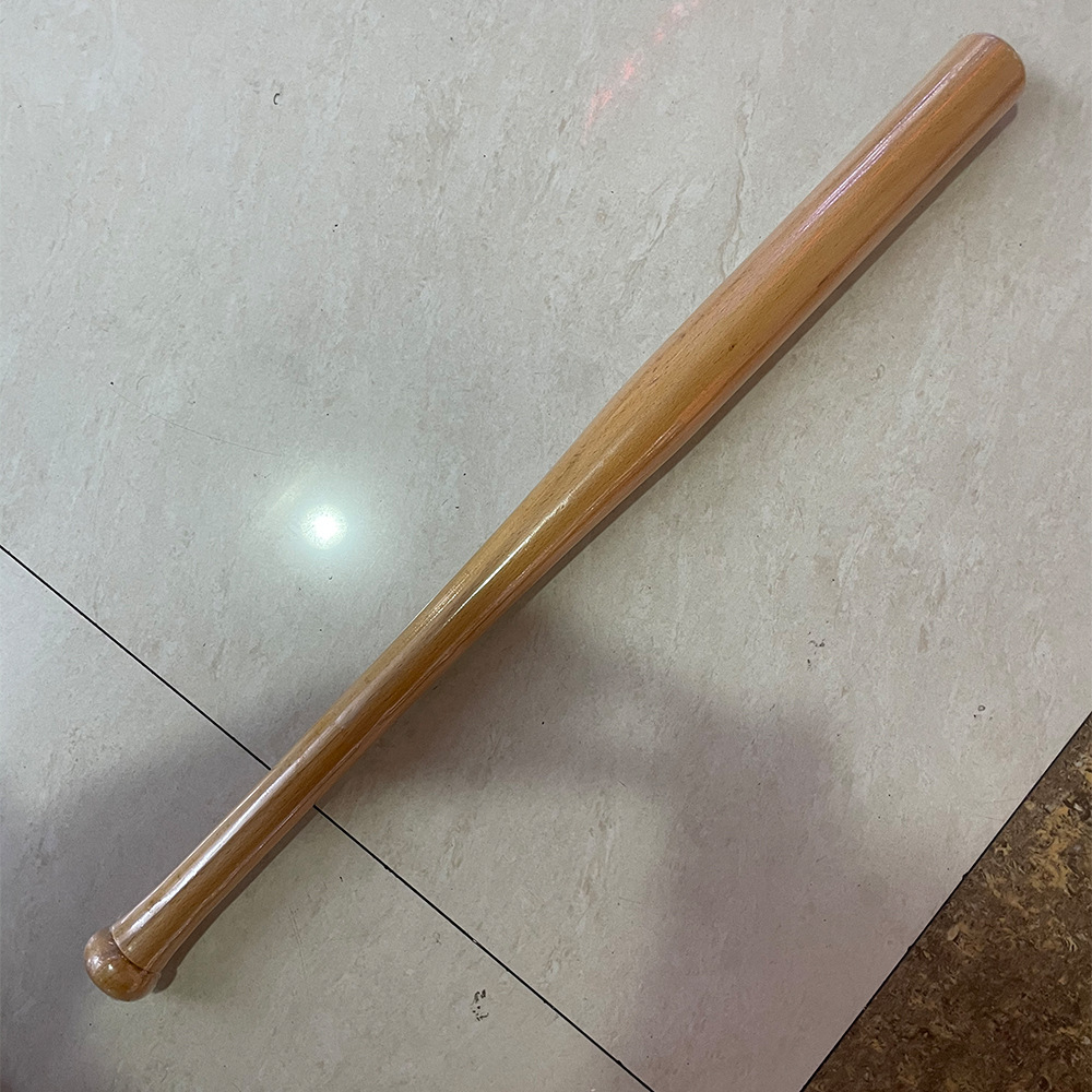 Beech Baseball Bat Factory Direct Sales 33-Inch 84cm Fitness Car Self-Defense Wooden Baseball Bat Solid Wood Baseball Bat