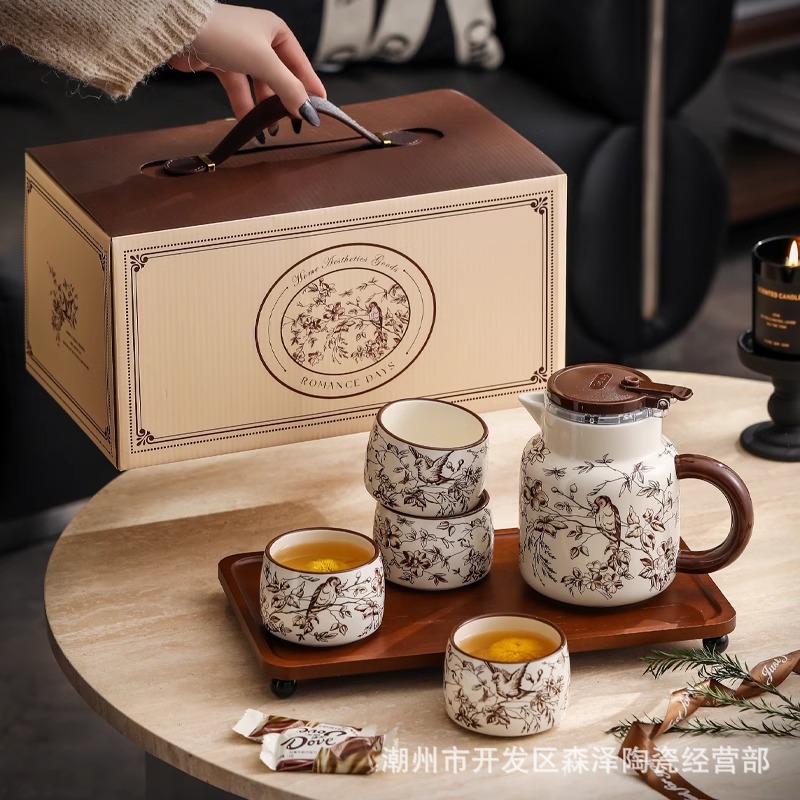 Чайный набор в французском стиле, подарочная коробка для новоселов