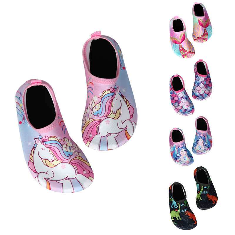 Wholesale Children's Cartoon Outdoor River Tracing Shoes, Breathable Non-Slip Beach Socks, Home Barefoot Floor Socks, Soft Shoes