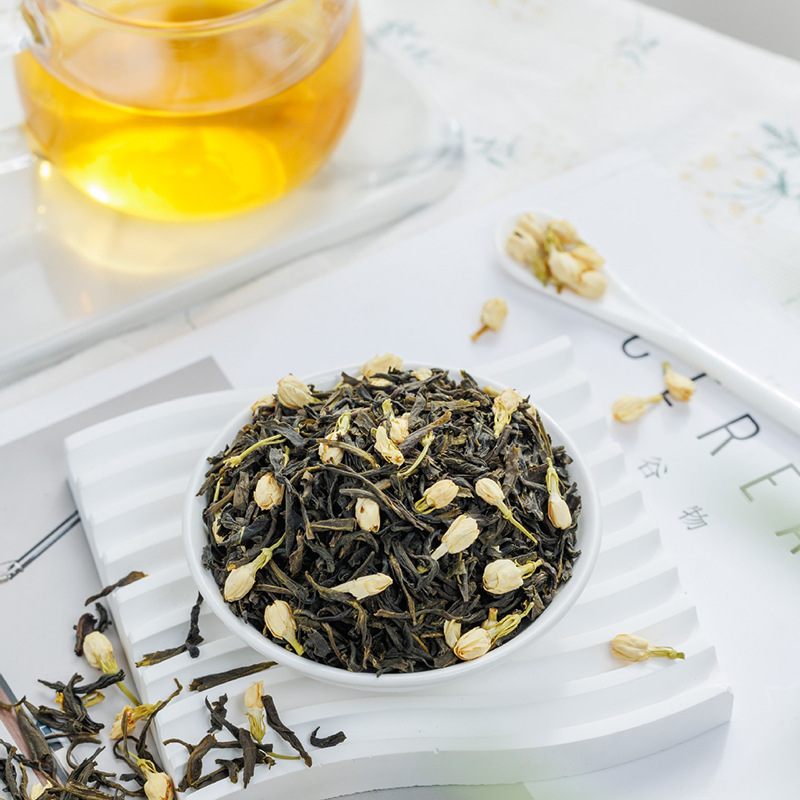 Jasmine Tea Customized Flavored Flower and Fruit Tea Processing Strong Flavor Tea Loose Tea Wholesale Jasmine Green Tea