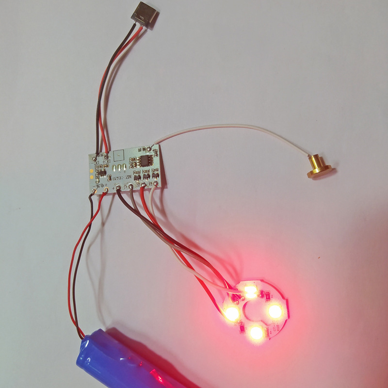 Night light control board single and double color charging touch pad colorful remote control RGB circuit board led beech photo frame lamp model