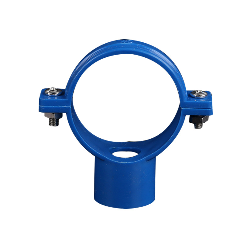 Pvc Water Supply Hanging Clamp Thickened Hoop Base Pipe Clamp Universal Adjustable Multi-Purpose Hanging Clamp with Base