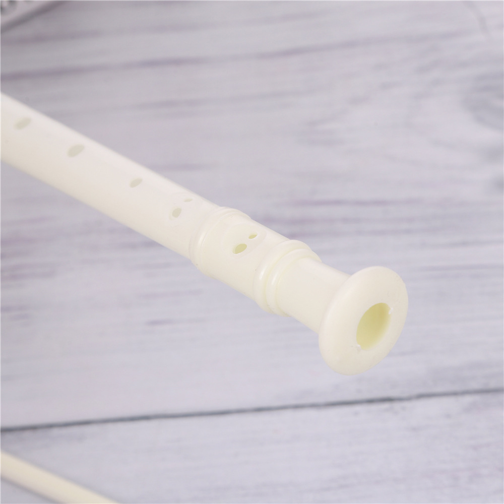 3-13 plastic white flute children's professional playing musical instrument students practice playing clarinet with cleaning stick 2 yuan shop