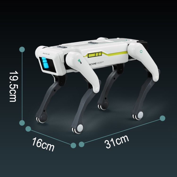Cross-border four-legged remote control programming simulation ai robot dog voice dialogue electric children's intelligent mechanical dog toys