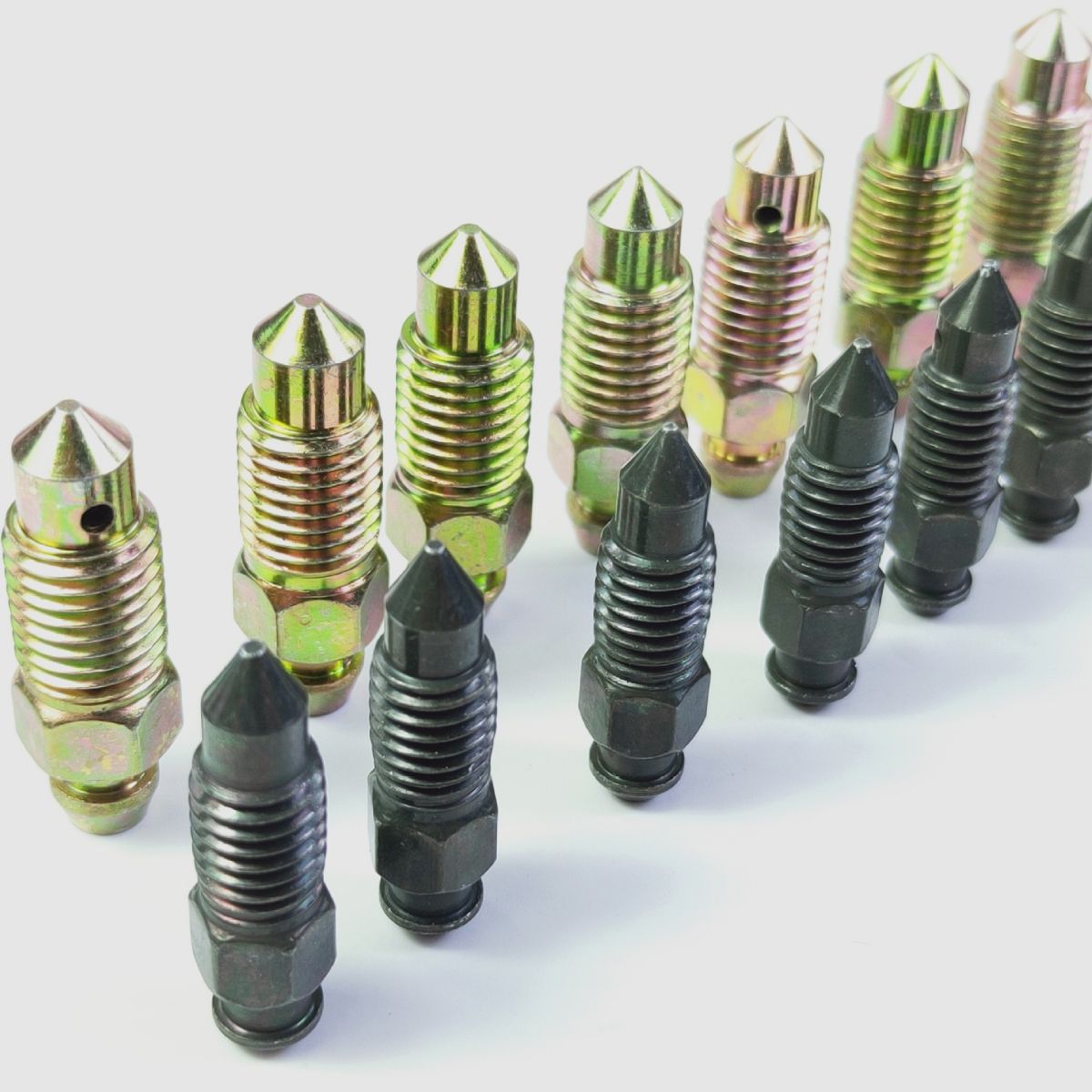 Motorcycle disc brake brake pump oil drain screw with rubber cap car Lower Pump sub-pump caliper bleeding exhaust screw