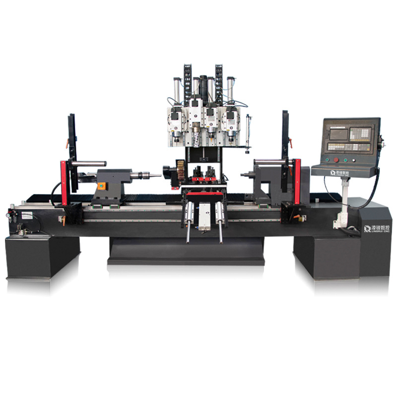 Multifunctional Heavy-Duty Five-Axis Cnc Woodworking Lathe with Inclined Hole Slot Engraving, Grinding, Milling, Automatic Loading and Unloading Package Training