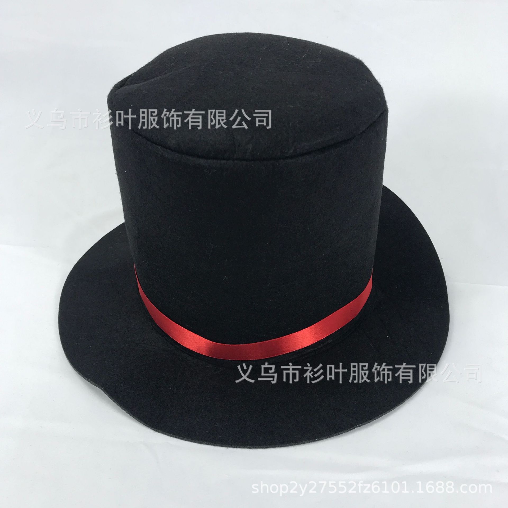 Halloween Snowman Hat Christmas Adult Kit Snowman Hat Black Felt Hat Magic Hat Top Hat