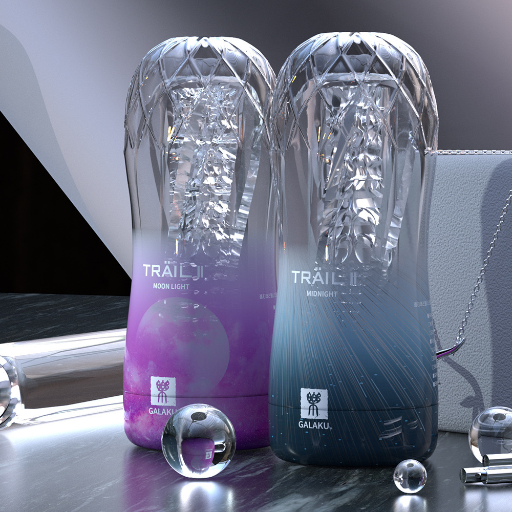 Galaku Trailii Japanese Transparent Aircraft Cup Male Training Masturbation Cup Men's Toys Fun Sex Products