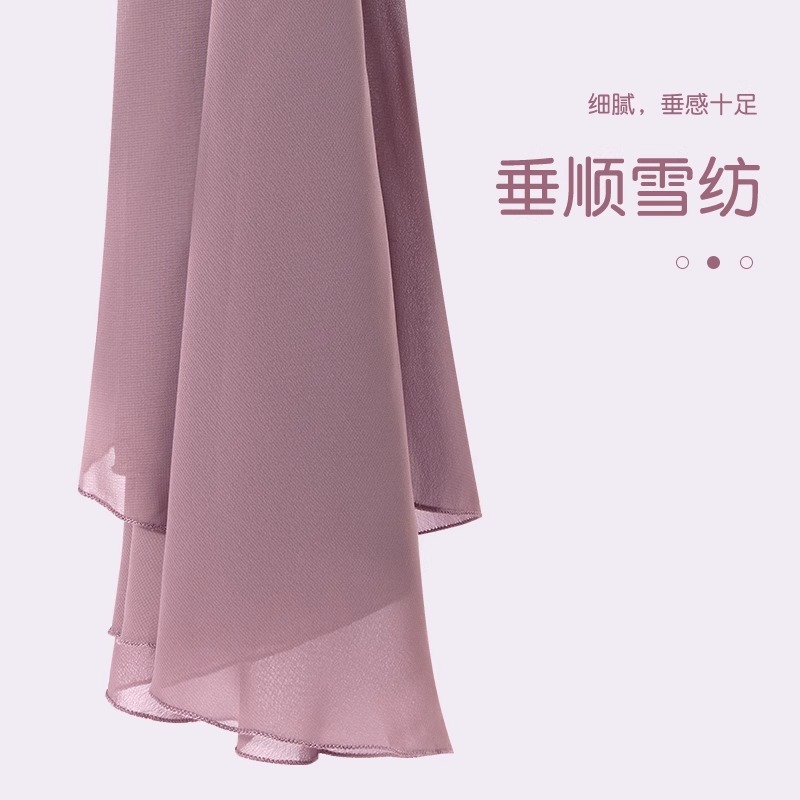 Dance Dress Ballet Dress Women's Practice Chinese Classical Body Fairy Gauze Dress Adult Gauze Half-length Mesh Professional