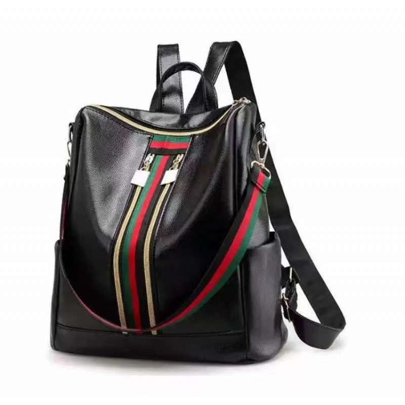 Celebrity Gao Yuanyuan's Same Style Backpack Korean Style Trendy Versatile Fashion Women's Bag College Style Travel Backpack