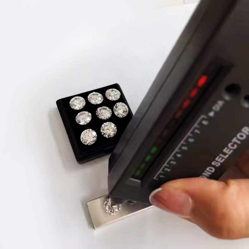 Moissanite Loose Stone Def Color Vvs1 Level 3.0-11.0mm Eight Hearts and Eight Arrows Artificial Jewelry Jade Jewelry Inlay