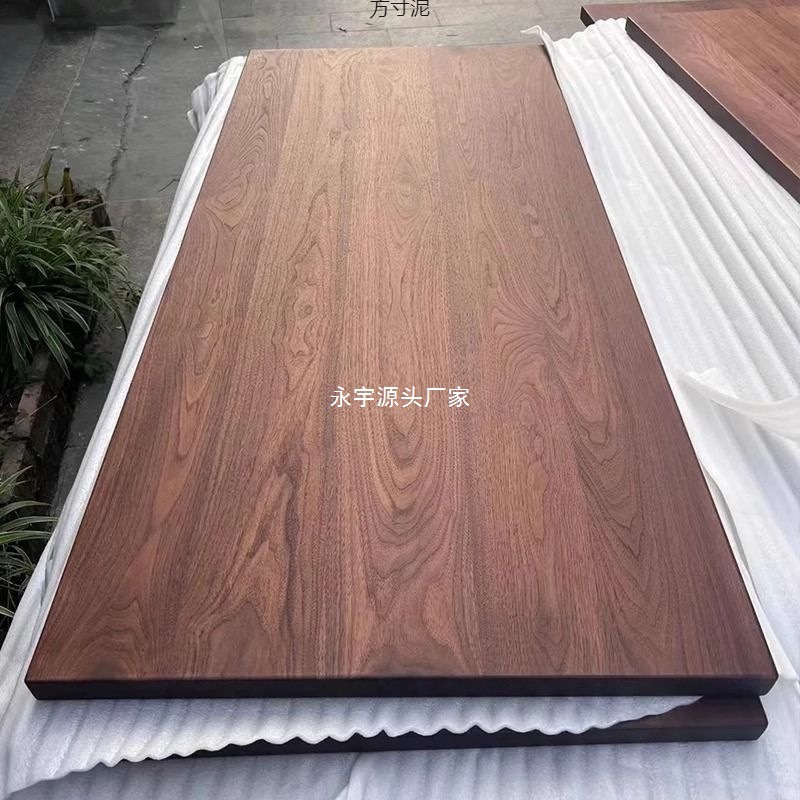 Southern Black Walnut Solid Wood Large Board Log Table Board Dining Board Work Bar Board Desk Tea Table Board Wholesale