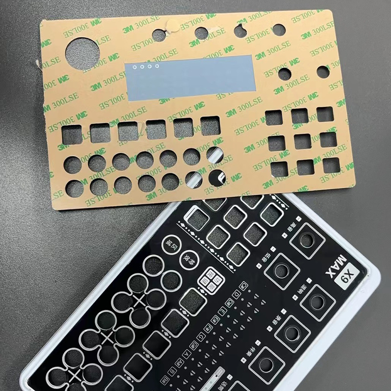 Display lens pvc sign acrylic lens silk screen printing pvc sticker PC face sticker PC lens scratch resistant