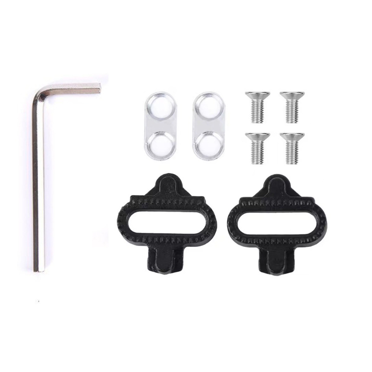 Mountain bike shoes lock plate compatible with SPD system road bike shoes lock shoe cleat accessories LOOK lock plate