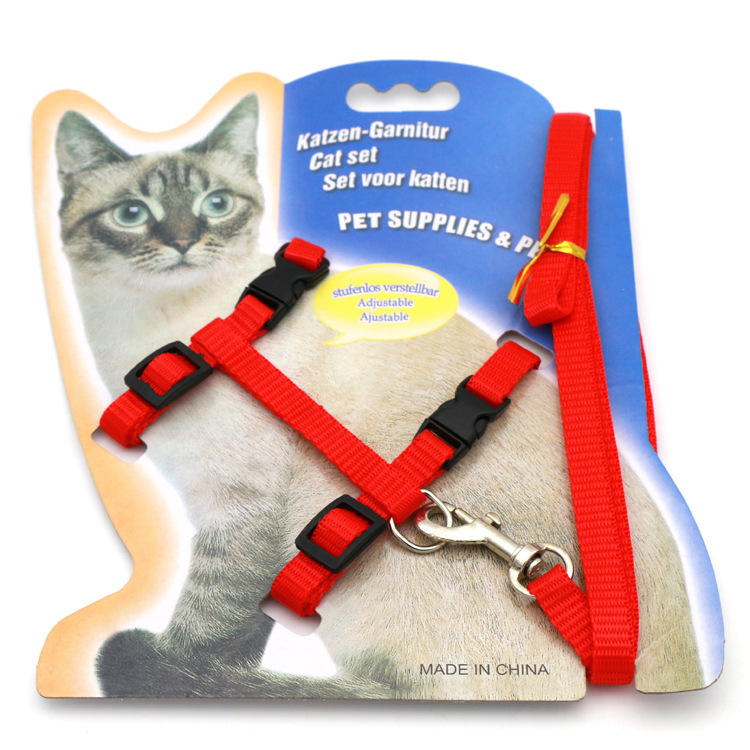 Cat Leash Cat Leash Cat Leash Cat Leash Cat Leash Pet Chest Strap Cat Chain Cat Traction